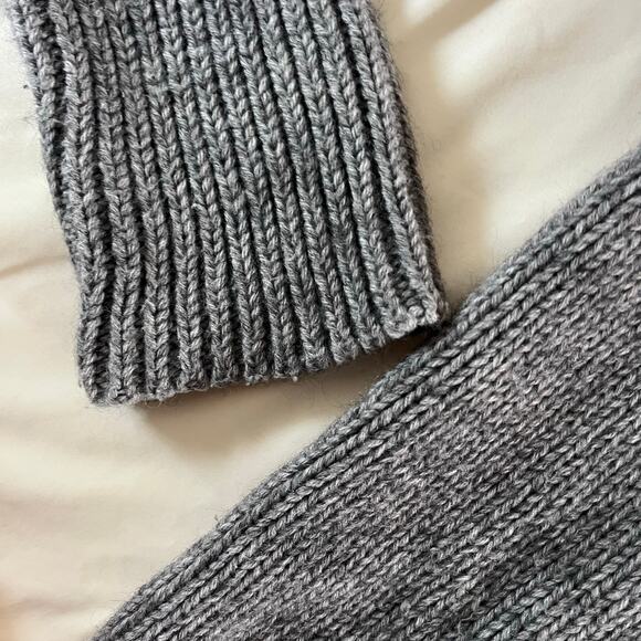 Drykorn for Beautiful People Gray Wool Thick Knit Pullover Sweater Men's S - Picture 4 of 8